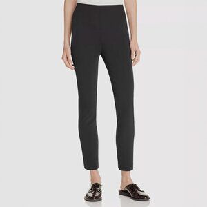 Theory Navalane Becker Black Stretch Slim Tailored Pants Size 8